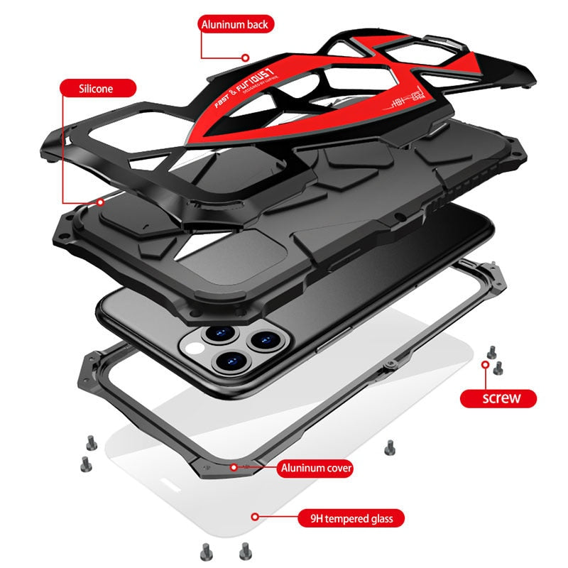 360 Metal Shockproof Armor Case for iPhone - Premium Mobile Phone Cases from Luphie - Just $37.00! Shop now at Dressmycell.com 360 Metal Shockproof Armor Case for iPhone - Premium Mobile Phone Cases from Luphie - Just $37.00! Shop now at Dressmycell.com